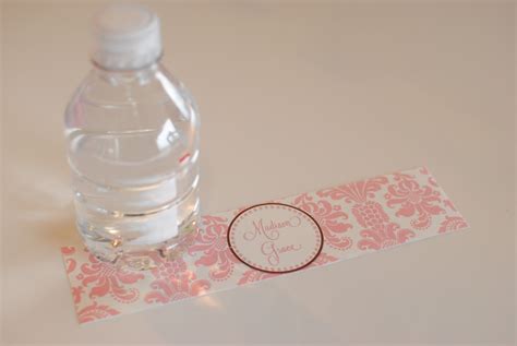 DIY Water Bottle Label 3