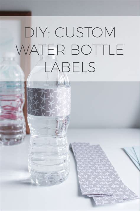 DIY Water Bottle Stickers