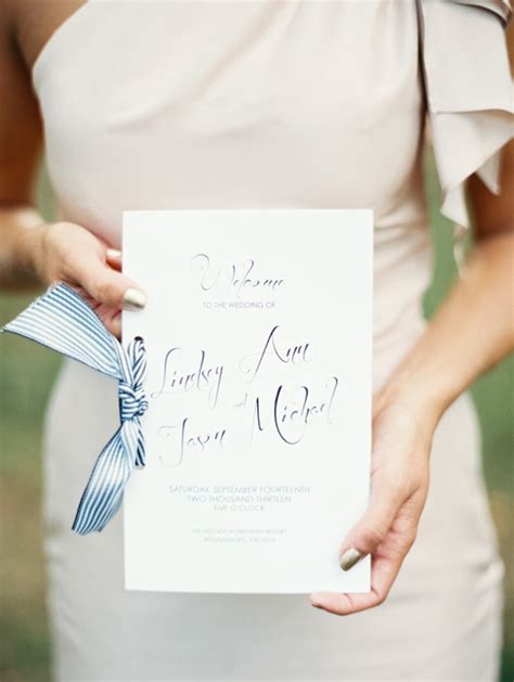 DIY Wedding Ceremony Booklet Design