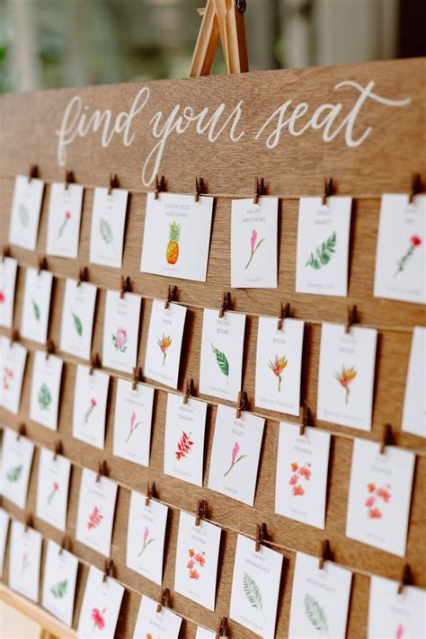 DIY Wedding Seating Cards