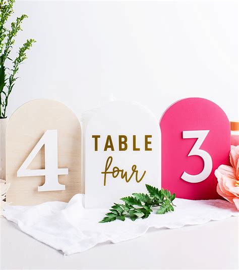 DIY wedding table numbers idea 3