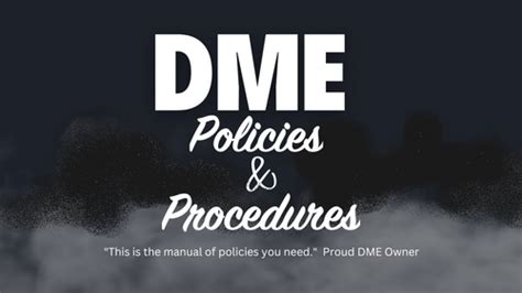 DME Policy Template