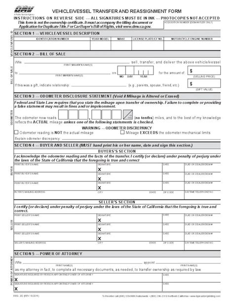 DMV 14 Form Printable Word