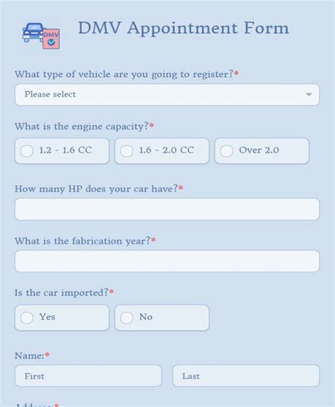 DMV appointment expectations