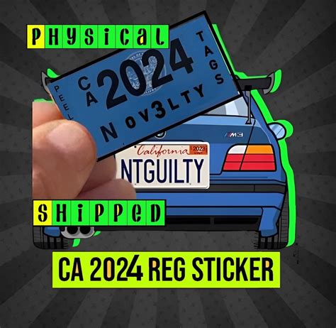 DMV Registration Stickers