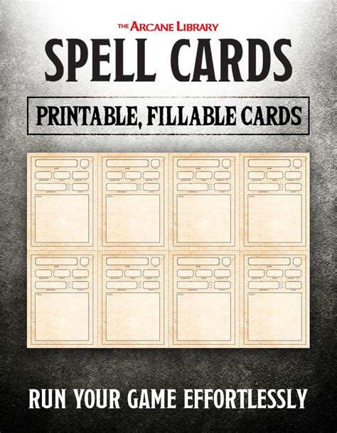 DND Spell Cards Tips