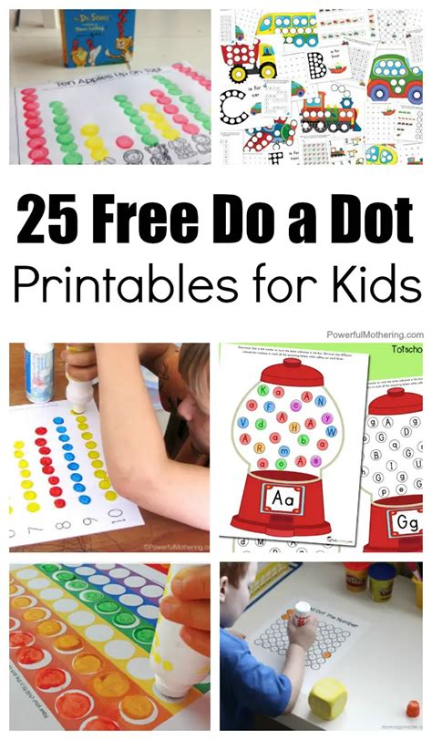 Do A Dot Printables for Fine Motor Skills