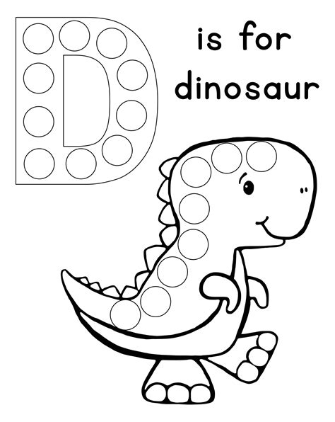 Do A Dot Worksheets for Kindergarteners