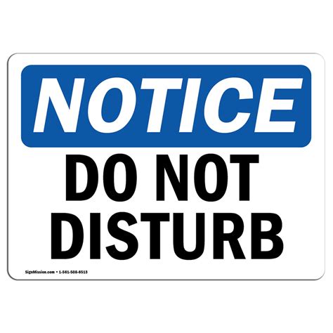 Do Not Disturb Sign for Home Office