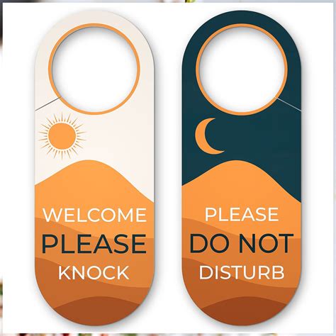 Do Not Disturb Signs for Bedroom