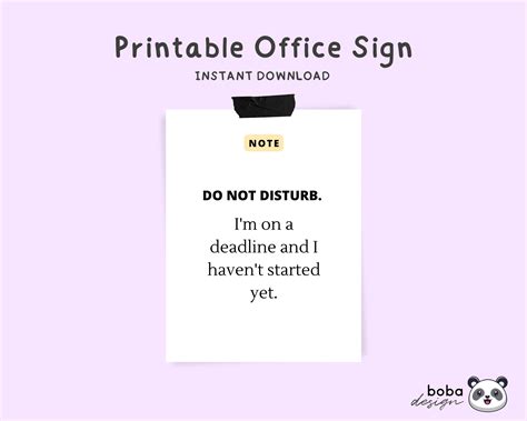 Funny Office Do Not Disturb Signs Office Memes