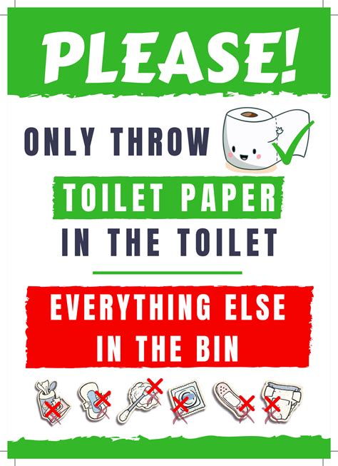 A free printable Do Not Flush sign template