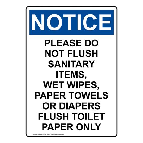 A collection of printable Do Not Flush sign templates