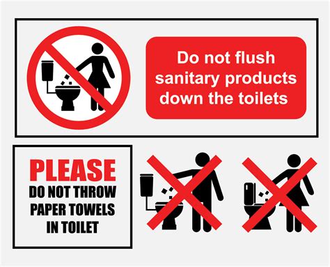 A free Do Not Flush sign template