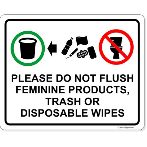 Understanding the Importance of Do Not Flush Signs