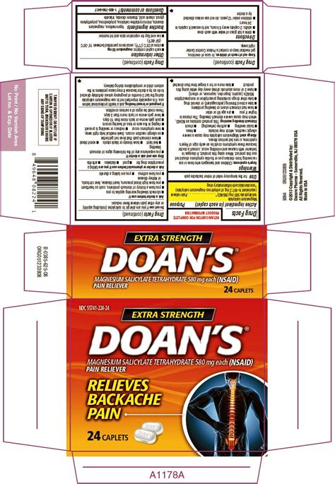 Doans Pills ingredients