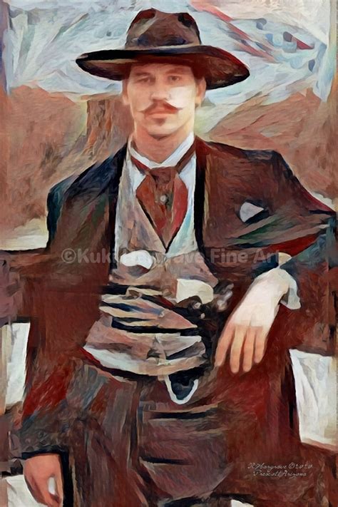 Doc Holliday portrait tattoo