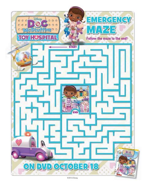 Doc McStuffins Mazes