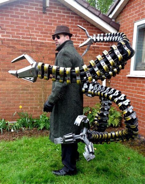 Doc Ock Tentacles Template using Paper Mache