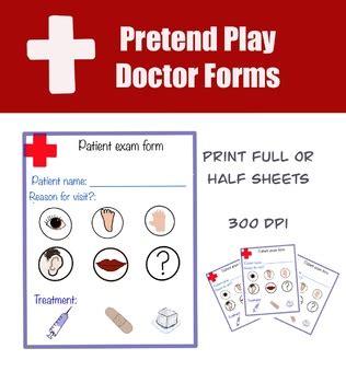 Doctor Forms for Kids to Play and Learn