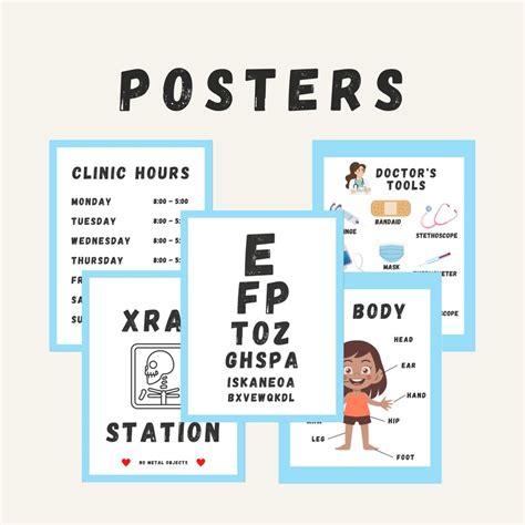 Doctors Office Printables for Kids