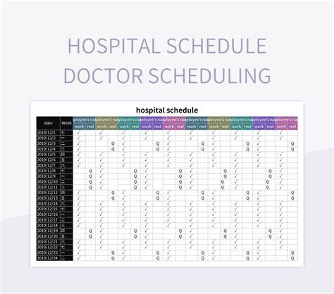 Doctors Office Schedule