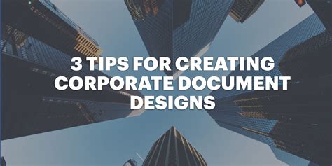 Document design tips