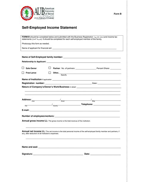 Documenting Self-Employment Income