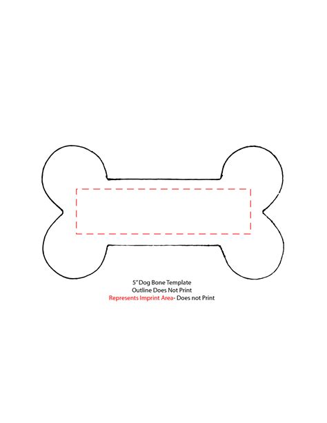 Dog Bone Templates Printable