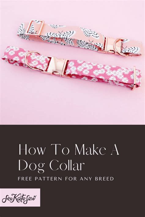 Dog Collar Sewing Pattern