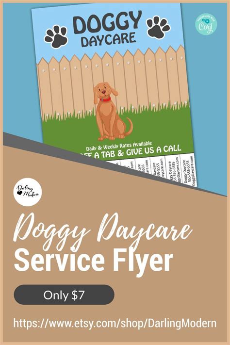 Dog daycare flyer templates