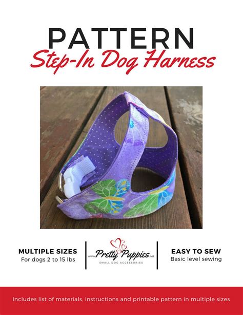 Dog Harness Sewing Pattern