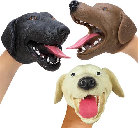 Dog puppet hand puppet