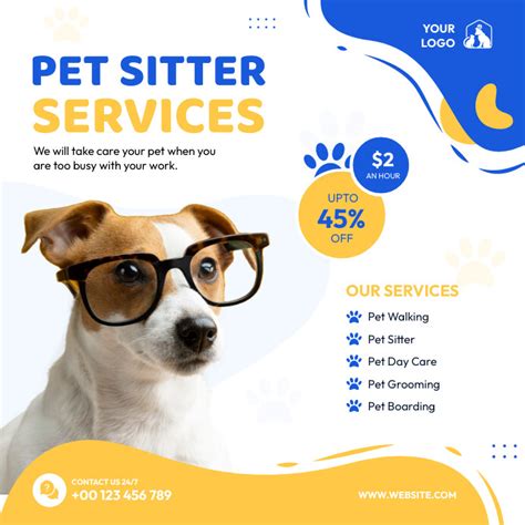 Dog Sitter Flyer Template Design Ideas Gallery 10