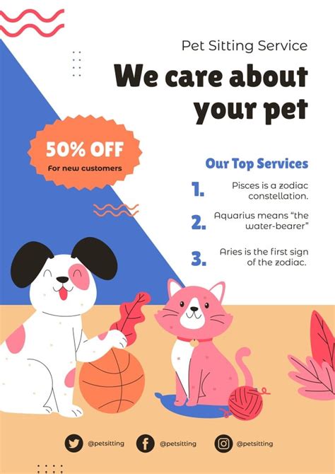 Dog sitting services discounts