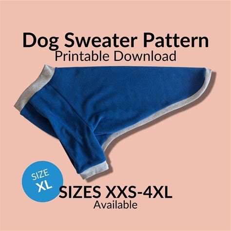 Dog Sweater Sewing Pattern