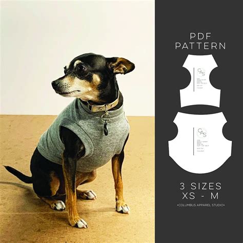 Dog t-shirt pattern