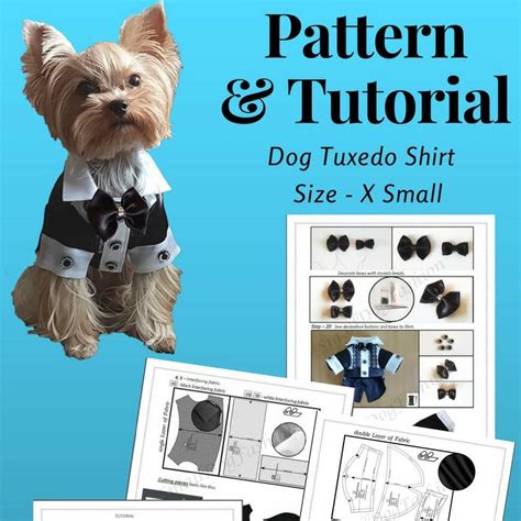 Dog tuxedo pattern