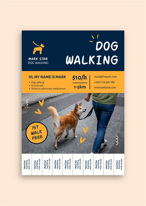 Dog Walking Poster Partnership