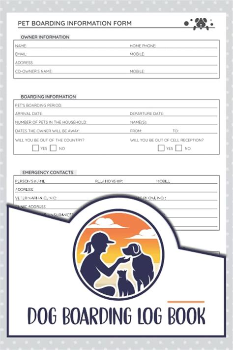 dog boarding form template