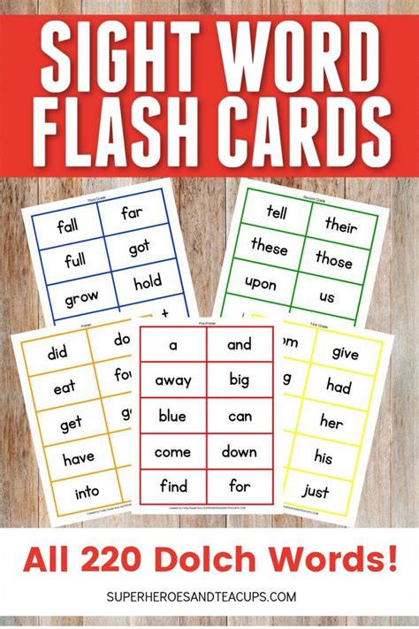 Image of flashcards