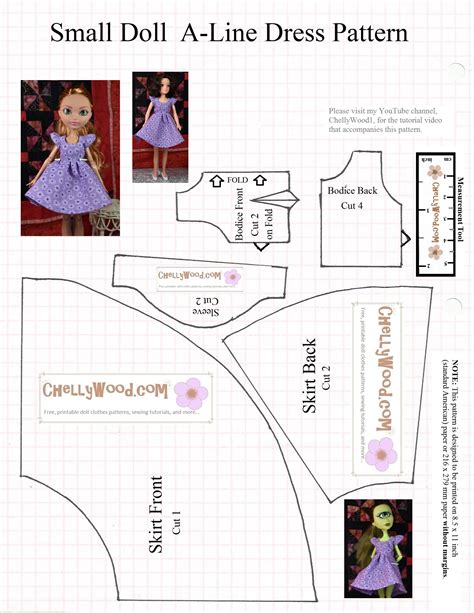 Free doll clothes pattern