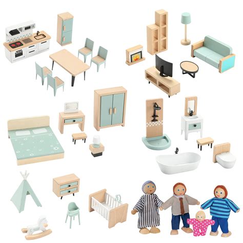 Miniature dollhouse accessories