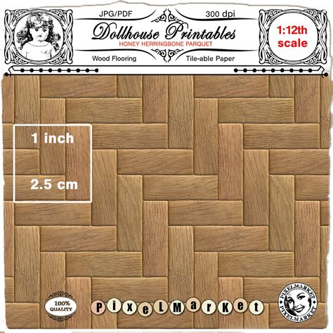 Dollhouse Flooring Printables