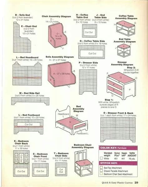 Dollhouse Furniture Patterns