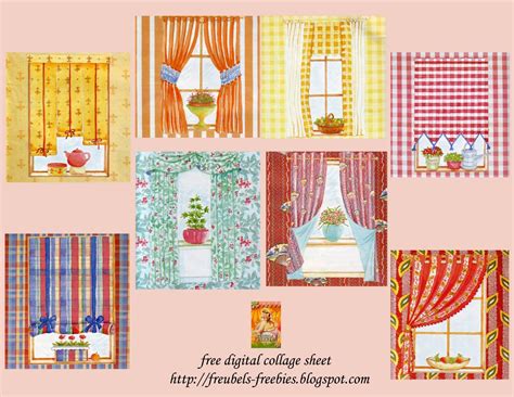 Dollhouse windows with curtains