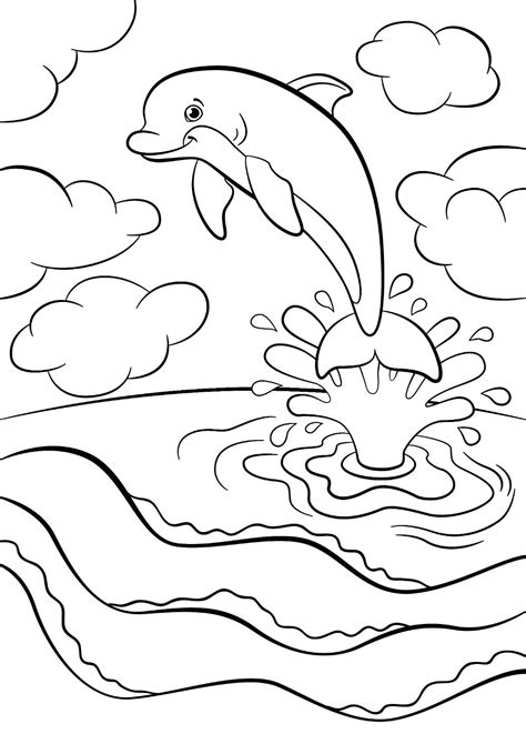 Dolphin Coloring Pages for Kids Benefits