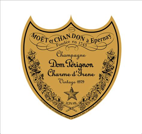 Dom Perignon Label Template Font