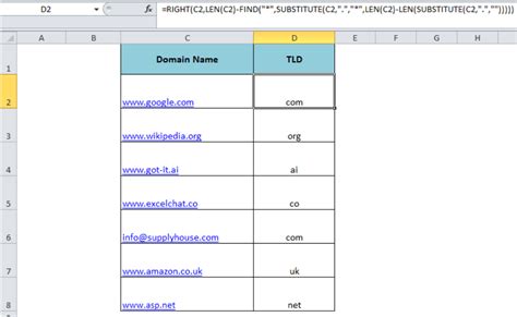 Domain Extraction VBA