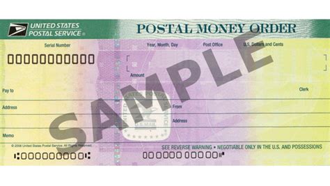 Domestic Money Order Template